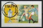 STAFFA BF   Oblitere  NON DENTELE   Coupe  Football Soccer  Fussball - Used Stamps