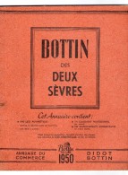 Bottin Des Deux Sevres 1950 Complet Pages Noté De 10993 A 11073 + Pages De Pub Et Cartes. - Directorios Telefónicos