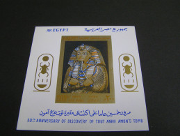 EGYPTE 1972 MINIATURE SHEET  MNH; - Blokken & Velletjes