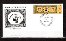 WALLIS ET FUTUNA 1997 : Enveloppe 1er Jour " KARATE A WALLIS ". N° YT 508. MATA-UTU Le 15-10-1997. Parfait état. FDC - Ohne Zuordnung