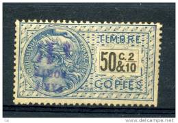 France Fiscaux  -  Copies  :  Yv  18c  *  Surcharge Renversée - Zegels