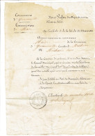 PREFECTURE EURE ET LOIR 1831 NOMINATION DU MAIRE D YERMENONVILLE JACQUES MICHARD SIGNATURE DU PREFET A  CHARTRES - Decreti & Leggi