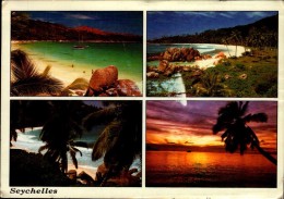 SEYCHELLES...4 VUES...CPM - Seychelles