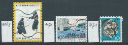 Japan    Y / T        1068 + 1070 + 1071      (O) - Used Stamps