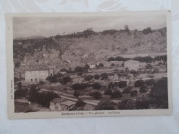 COTIGNAC.VUE GENERALE.LES ECOLES.CACHET REGUSSE AU DOS. - Cotignac