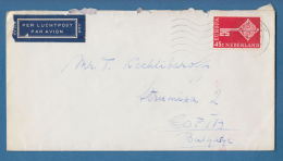207212 / 1969 - 45 C. - EUROPA CEPT , KREUZBARTSCHLÜSSEL , ROTTERDAM - SOFIA , Netherlands Nederland - Covers & Documents