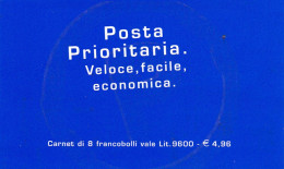Repubblica Italiana, 1999 - Posta Prioritaria Senza Etichetta, Libretto - MNH** Nr.L20 - Booklets