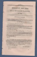 1879 BULLETIN DES LOIS - GRANVILLE - CHEMIN DE FER PATAY NOGENT LE ROTROU - CHEMINS DE FER DE OUEST / DU NORD / DU MIDI - Décrets & Lois
