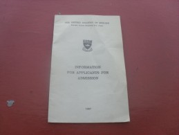 The Oxford  Academy    1967 - Über 18