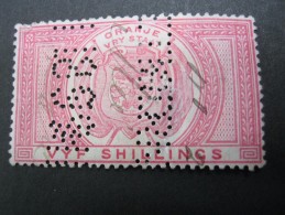 FIRMENLOCHUNG , Perfin, 2 Scans, Perforation - Oranje-Freistaat (1868-1909)