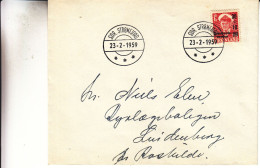 Groenland - Lettre De 1959 - Oblitération SDR Stromfjord - Storia Postale