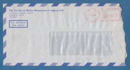 207238 / 1990 - 0.220 - KANDA Meter Stamp , THE TOY FIRE & MARINE REINSURANCE COMPANY , Ltd. Japan Japon Giappone - Storia Postale