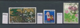 Japan  Y / T   1242 + 1244 + 1251        (O) - Used Stamps