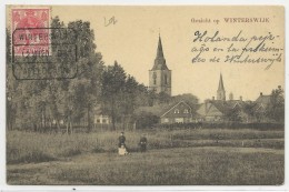 NEDERLAND - 1920 - CARTE De WINTERSWIJK Avec AMBULANT "WINTERSWIJK APELDOORN" Pour LYON - Marcofilia