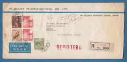 207241 / 1958 - 278 Y. - ANIMAL Japanese Serow  FISHERMAN , Fujisawa Pharmaceutical Co. Ltd - REGISTERED SOFIA , Japan - Lettres & Documents