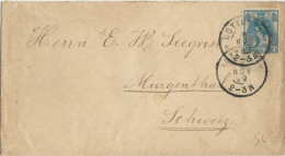 NEDERLAND - 1899 - ENVELOPPE De ROTTERDAM Pour MURGENTHAL (SUISSE) - - Briefe U. Dokumente
