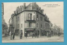 CPA - Carrefour De La Croix De Fer Et Rue Du Commerce USSEL - 19 - Ussel