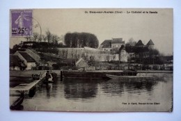 18   - DUN-SUR-AURON  - Le Châtelet Et Le Bassin - Timbre Semeuse Surchargé - Dun-sur-Auron