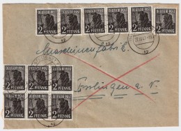 All. Bes. , 2 Pfg. Selt. Vielfach - MeF, Portogerecht , #5661 - Lettres & Documents