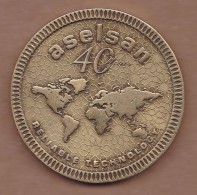 AC - 40TH YEAR OF ASELSAN 1975 - 2015 RELIABLE TECHNOLOGY MEDAL - Professionnels / De Société