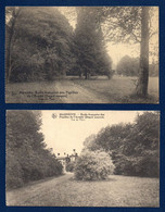 Marneffe. Ecole Française (puis Belge à Partir De 1919) Des Pupilles De L'Armée. Vue Du Parc. Lot De 2 Cartes. 1921-1925 - Burdinne