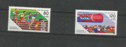 Timbre , DEUTSCHE BUNDESPOST , FÜR DEN SPORT , 1986 , Lot De 2 Timbres - Other & Unclassified