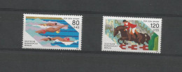 Timbre , DEUTSCHE BUNDESPOST , BERLIN FÜR DEN SPORT , 1986 , Lot De 2 Timbres - Sonstige & Ohne Zuordnung