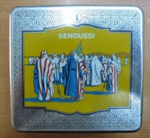 AC - SENOUSSI 50 CIGARETTES CIGARETTE TOBACCO EMPTY TIN BOX - Tabaksdozen (leeg)