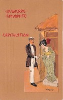 ¤¤  -  Illustrateur  "  RAPHAEL  KIRCHNER  "  -  La Guerre Amusante  -  Capitulation  -  Japonnaise    -  Art Nouveau - Kirchner, Raphael