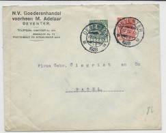 NEDERLAND - 1928 - ENVELOPPE De DEVENTER Pour BASEL (SUISSE) - - Postal History