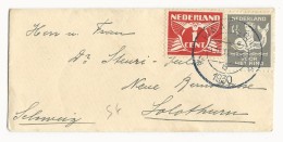 NEDERLAND - 1930 - ENVELOPPE De HAARLEM Pour SOLOTHURN (SUISSE) - - Postal History