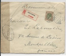 NEDERLAND - 1916 - ENVELOPPE RECOMMANDEE De AMSTERDAM Pour MONTPELLIER (HERAULT) - Postal History