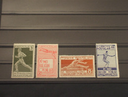 TURCHIA - 1940 SPORT 4 Valori - NUOVI(++) - Unused Stamps