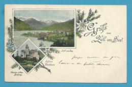 CPA LITHO Multivues Gruss Aus ZELL AM SEE Allemagne - Other & Unclassified