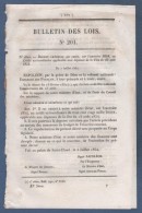 1854 BULLETIN DES LOIS - CREDITS FETE DU 15 AOÛT - CREDITS BUDGET MINISTERE DES AFFAIRES ETRANGERES - Décrets & Lois