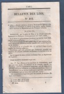 1854 BULLETIN DES LOIS - TRAITEMENT OFFICIERS - CREDIT FONCIER - CAISSE D'AMORTISSEMENT - PIECES D'OR DE CINQ FRANCS - - Décrets & Lois