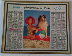 (21) COTE D'OR  Calendrier Almanach Des PTT 1969 - Tamaño Grande : 1961-70