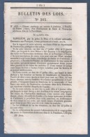 1854 BULLETIN DES LOIS - RUMILLY LES VAUDES AUBE 10 - PONT SUR LE TAURIOU A SAINT MARTIN TERRESSUS 87 HAUTE VIENNE PEAGE - Décrets & Lois