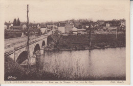 SAINT PRIEST TAURION - Pont Sur La Vienne - Vue Vers La Gare  PRIX FIXE - Saint Priest Taurion