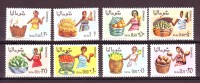 SOMALIA REPUBBLICA  SOMALIAND 1968 PRODOTTI AGRICOLI SOMALI  8 Valori Completa MNH** - Somalie (1960-...)