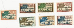 7 Timbres Nouvelle Calédonie Et Dépendances - Ungebraucht