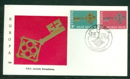 België/Belgique  1452/53 - Europa C.e.p.t. Sleutel/clef - Péruwelz 27-4-1968 - 1961-1970