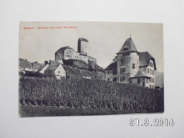 Sargans. - Schloss Und Neues Schulhaus.(20 - 11 - 1907) - Sargans