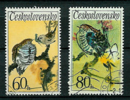 Czechoslovakia 1972 Songbirds, Cuckoo (Cuculus Canorus), Garden Warbler (Sylvia Borin), Birds, Mi  2110-1 Cancelled(o) - Cuco, Cuclillos