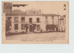 86 - Luzignan - CPA - école Communale Des Filles - - Lusignan