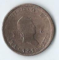 8 Maravedis Ferdinand VII 1819 Jubia - Münzen Der Provinzen