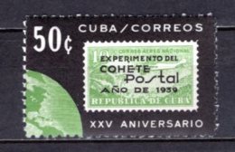 1964 CUBA POSTAL ROCKET MICHEL: 943 MNH ** - Ongebruikt