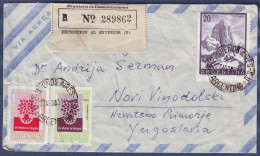 Argentina 1959, Registered Cover Buenos Aires To Novi Vinodolski W./special Postmark "Buenos Aires", Ref.bbzg - Brieven En Documenten