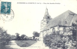 PAS DE CALAIS - 62 - SELECT 16 - AVESNES LE COMTE - Vue Du Jardin Public Et église - Avesnes Le Comte