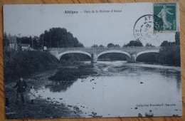 08 : Attigny - Pont De La Rivière D'Aisne - Animée : Petite Animation - (n°6001) - Attigny